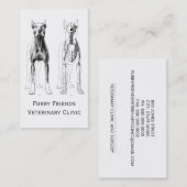 Dierenarts of dierenkliniek Visitekaartjes (Voorkant / Achterkant)