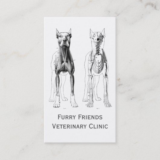 Dierenarts of dierenkliniek Visitekaartjes (Voorkant)