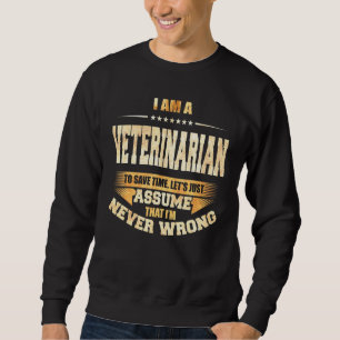 Dierenarts om tijd te besparen Ik heb nooit ongeli Trui