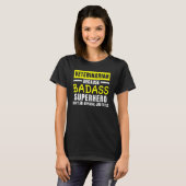 Dierenarts omdat superheld geen professie-anma t-shirt (Voorkant volledig)