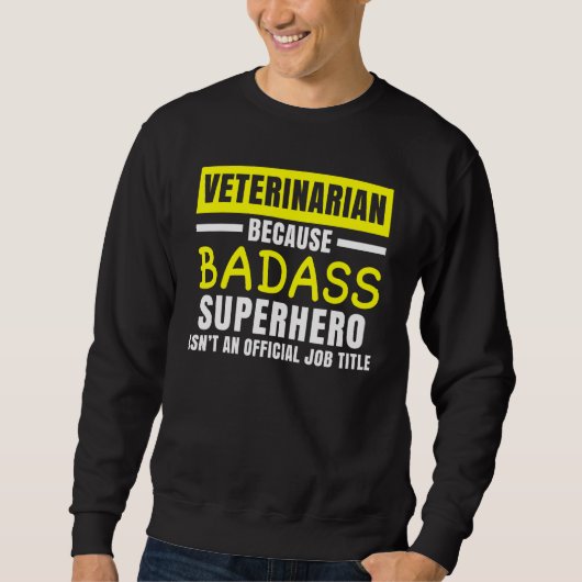 Dierenarts omdat superheld geen professie-anma trui (Voorkant)