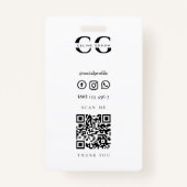 Dierenarts Pet Groom Care | Dog Expert Qr Badge (Achterkant)