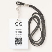 Dierenarts Pet Groom Care | Dog Expert Qr Badge (Achterkant met draagriem)