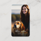 Dierenarts Pet Groom Care | Dog Expert Qr Contactkaartje (Voorkant)