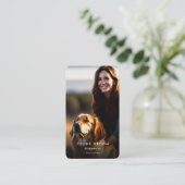 Dierenarts Pet Groom Care | Dog Expert Qr Contactkaartje (Staand voorkant)