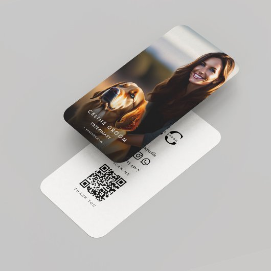 Dierenarts Pet Groom Care | Dog Expert Qr Contactkaartje
