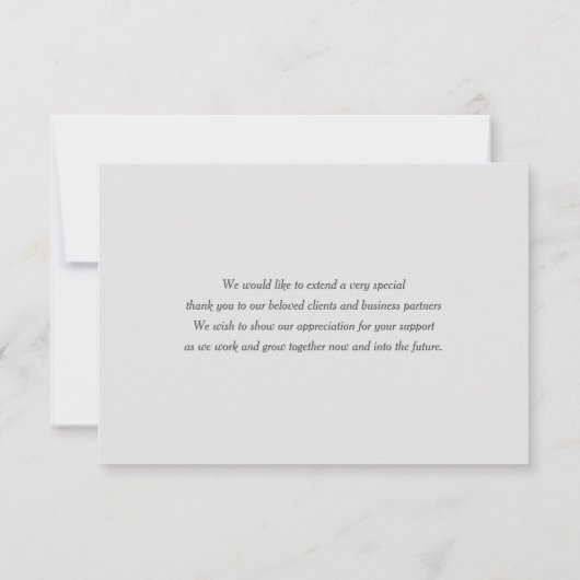 dierenarts | Platte printer afdrukken - Hartelijk  Bedankkaart (Achterkant)