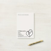 dierenarts post-it® notes (Op bureau)