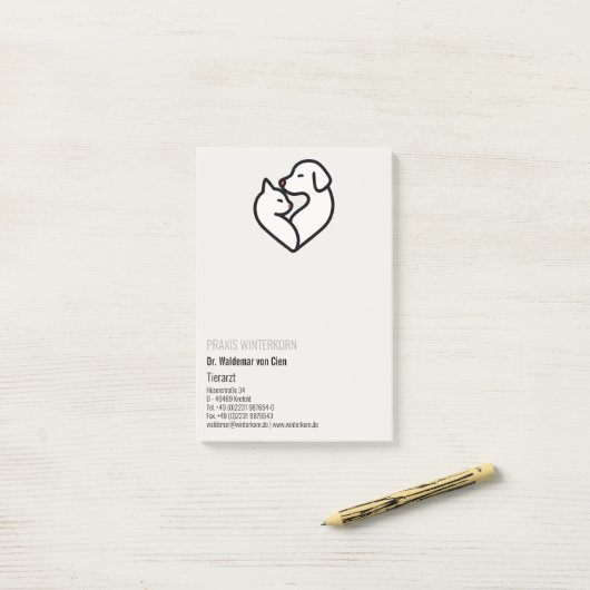 dierenarts post-it notities post-it® notes (Op bureau)