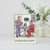 Dierenarts SEH Avonturen Cartoon Briefkaart (Staand voorkant)