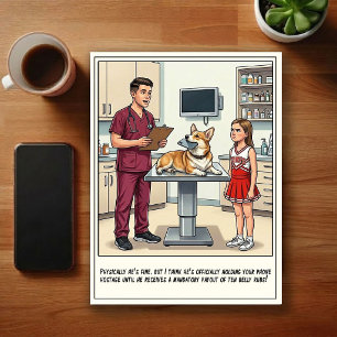 Dierenarts SEH Avonturen Cartoon Briefkaart