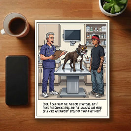 Dierenarts SEH Avonturen Cartoon Briefkaart