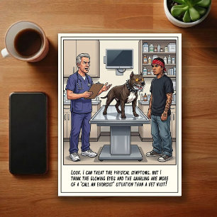 Dierenarts SEH Avonturen Cartoon Briefkaart