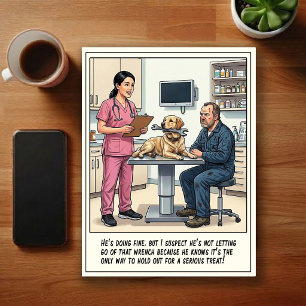 Dierenarts SEH Avonturen Cartoon Briefkaart