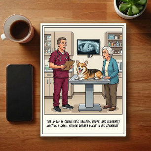 Dierenarts SEH Avonturen Cartoon Briefkaart