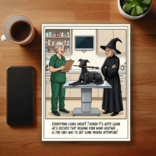 Dierenarts SEH Avonturen Cartoon Briefkaart