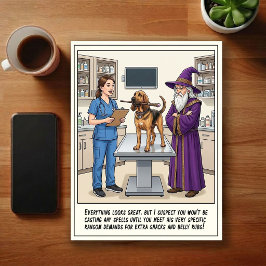 Dierenarts SEH Avonturen Cartoon Briefkaart