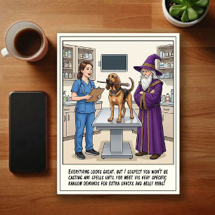 Dierenarts SEH Avonturen Cartoon Briefkaart