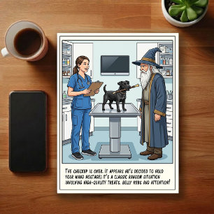 Dierenarts SEH Avonturen Cartoon Briefkaart