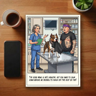 Dierenarts SEH Avonturen Cartoon Briefkaart