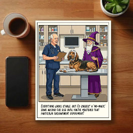 Dierenarts SEH Avonturen Cartoon Briefkaart