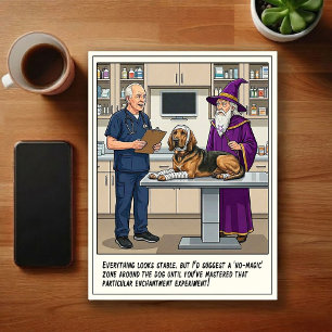 Dierenarts SEH Avonturen Cartoon Briefkaart