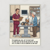 Dierenarts SEH Avonturen Cartoon Briefkaart (Voorkant)