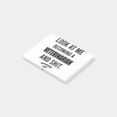 Dierenarts Shirt Grappige Dierenarts Afstudeercade Post-it® Notes (Schuin)