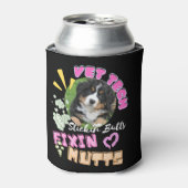 dierenarts tech, veterinaire technicus, geneeskund blikjeskoeler (Blikje Voorkant)