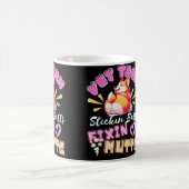 dierenarts tech, veterinaire technicus, grappig, v koffiemok (Center)