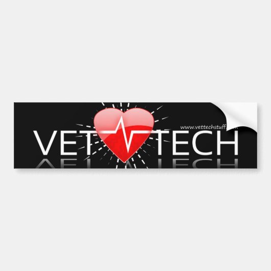 dierenarts technische bumper sticker (Voorkant)