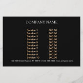 Dierenarts van een verpleegkundige flyer (Achterkant)