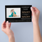 Dierenarts van een verpleegkundige flyer (Hand)