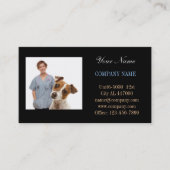 Dierenarts van een verpleegkundige visitekaartje (Voorkant)