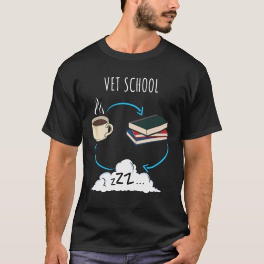 Dierenarts vechtschool Gift T-shirt (Voorkant)