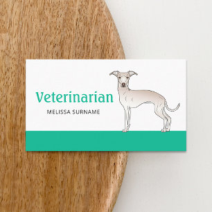 Dierenarts Veterinair Technicus Crème Italiaanse G Visitekaartje