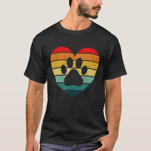 Dierenarts Veterinair Technicus Retro Zonsondergan T-shirt