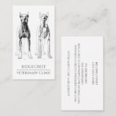 dierenarts visitekaartje (Voorkant / Achterkant)