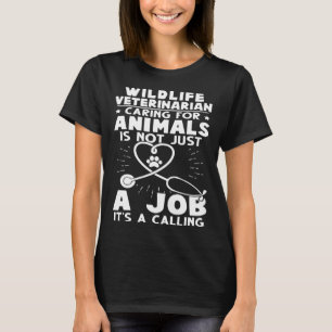 Dierenarts voor wilde dieren die niet alleen voor  t-shirt