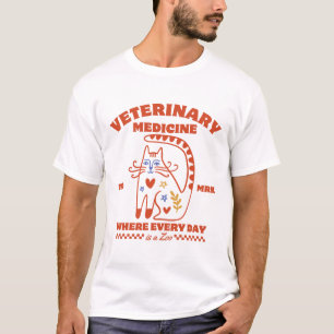 Dierenarts: waar elke dag een dierentuin is t-shirt