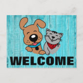 Dierenarts Welkom bij ons Kantoor Briefkaart (Voorkant)