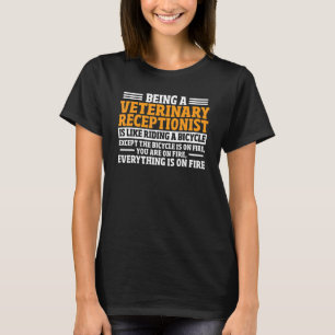 Dierenarts zijn Diergeneeskunde Veterinair Ontvan T-shirt