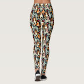 Dierenartsassistent Katten Honden Patroon Leggings (Achterkant)