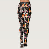 Dierenartsassistent Katten Patroon 2 Leggings (Achterkant)
