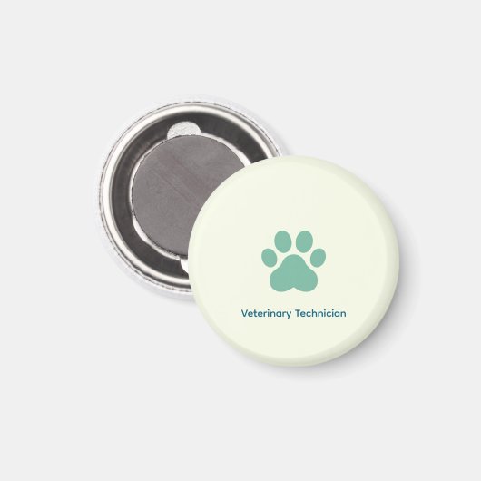 Dierenartsassistent-magneet Magneet (Voorkant / Achterkant)