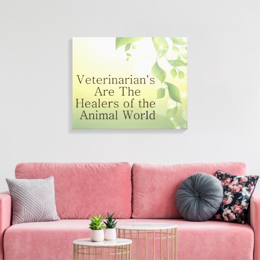 Dierenartsen Canvas Afdruk (Insitu (Woonkamer))