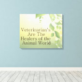 Dierenartsen Canvas Afdruk (Insitu (Houten vloer))