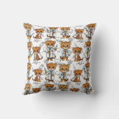 Dierenartsen Cheetah in uniform print Kussen (Achterkant)