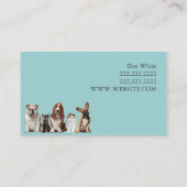 Dierenartsen Dierenbeschermhok Visitekaartje (Achterkant)