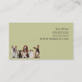 Dierenartsen Dierenbeschermhok Visitekaartje (Achterkant)